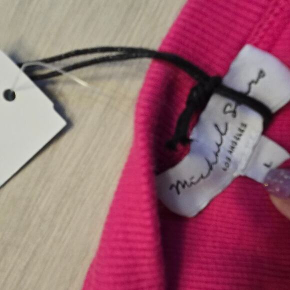 Michael Stars Pennie ribbed knit midi dress pink Stitch Fix Resort Wear cruise - Picture 5 of 8